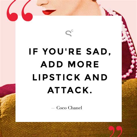 lipstick quote coco chanel|coco chanel quotes about perfume.